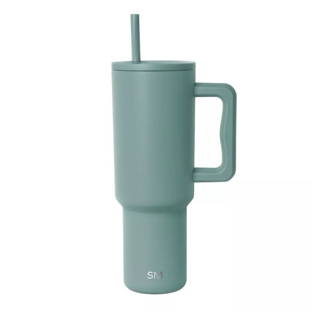 Simple Modern 40oz Stainless Steel Lidded Tumbler – Powder Coat Sage NEW